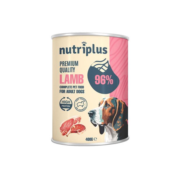 NUTRIPLUS PERROS COMIDA HUMEDA CORDERO 400 GR