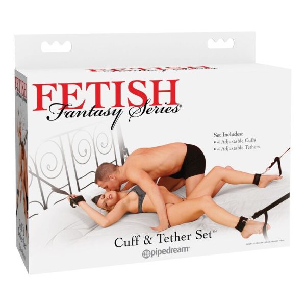 CONJUNTO DE PUNHO E TETHER FETISH FANTASY - Image 2