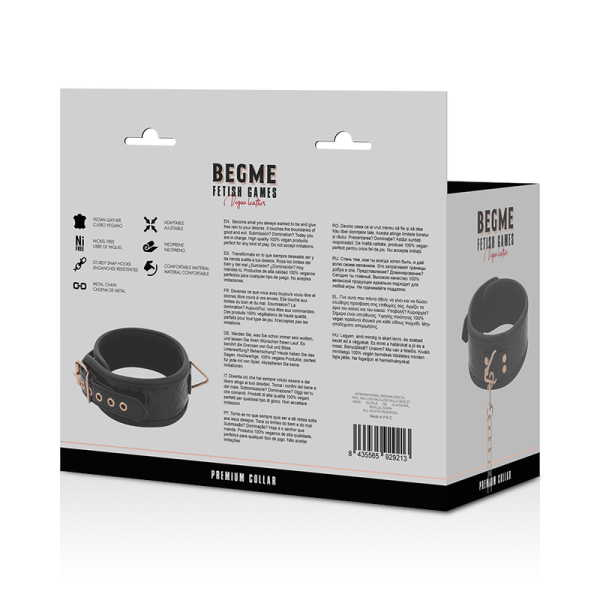 BEGME - BLACK EDITION PREMIUM COLAR DE COURO VEGAN - Image 8