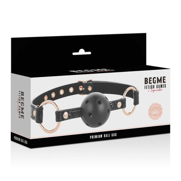 BEGME - BLACK EDITION BOLA GAG VEGAN COURO - Image 5