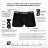 LOTE DE 5 BOXER ALL BLACKS COLOR NEGRO 100% ALGODÓN Y GRIS 65%POLIÉSTER 35%ALGODÓN - Image 2