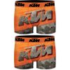 PACK 2 BOXERS KTM - MICROFIBRA (92% POLIÉSTER - 8% ELASTANO) - CON LOS COLORES CARACTERÍSTICOS DE LA MARCA KTM