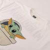 CAMISETA CORTA SINGLE JERSEY THE MANDALORIAN GROGU WHITE - Image 3