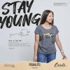 CAMISETA CORTA SINGLE JERSEY PUNTO SNOOPY DARK GRAY - Image 6