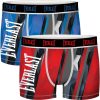 2 CALZONCILLOS BÓXER EVERLAST ROJO Y AZUL PARA HOMBRE MICROFIBRA.
