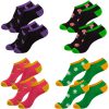 SET DE 8 PARES DE CALCETINES TOBILLEROS CON 4 MODELOS DISTINTOS