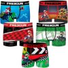 SET DE 5 CALZONCILLOS BÓXER MARIO-BROS PARA HOMBRE MICROFIBRA