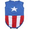 CAMISETA PARA PERRO SINGLE JERSEY AVENGERS CAPITAN AMERICA BLUE - Image 2