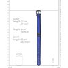 OUCH PUPPY PLAY - NEOPRENE COLLAR WITH LEASH - AZUL - Image 4