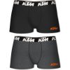 SET DE 8 CALZONCILLOS BÓXER KTM NEGRO Y GRIS OSCURO - Image 2