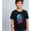 CAMISETA CORTA SINGLE JERSEY PUNTO THE MANDALORIAN BLACK - Image 4