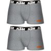 SET DE 2 CALZONCILLOS BÓXER KTM GRIS CLARO