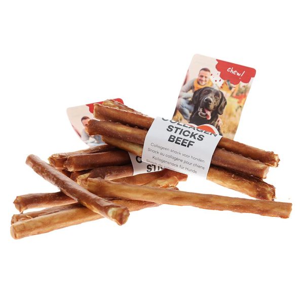 DUVO CHEW STICKS COLAGENO DE BUEY 12,5 CM (5 UNI - 35 GR)