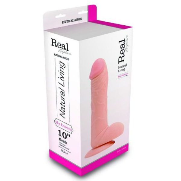 DILDO REALÍSTICO REAL RAPTURE SKY EMOTION 10'' BRANCO - Image 2