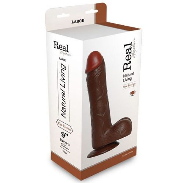 VIBRADOR REALÍSTICO REAL RAPTURE FIRE PASSION 9'' NEGRO - Image 2