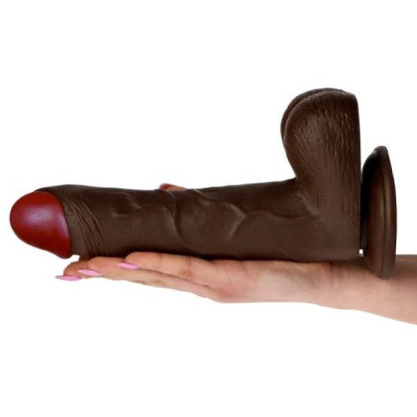 VIBRADOR REALÍSTICO REAL RAPTURE FIRE PASSION 9'' NEGRO - Image 3