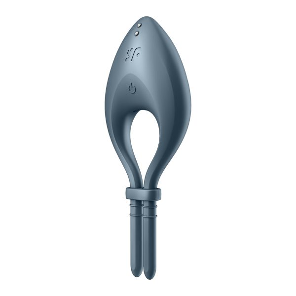 ANEL VIBRATÓRIO BULLSEYE COM APP SATISFYER AZUL ESCURO - Image 10
