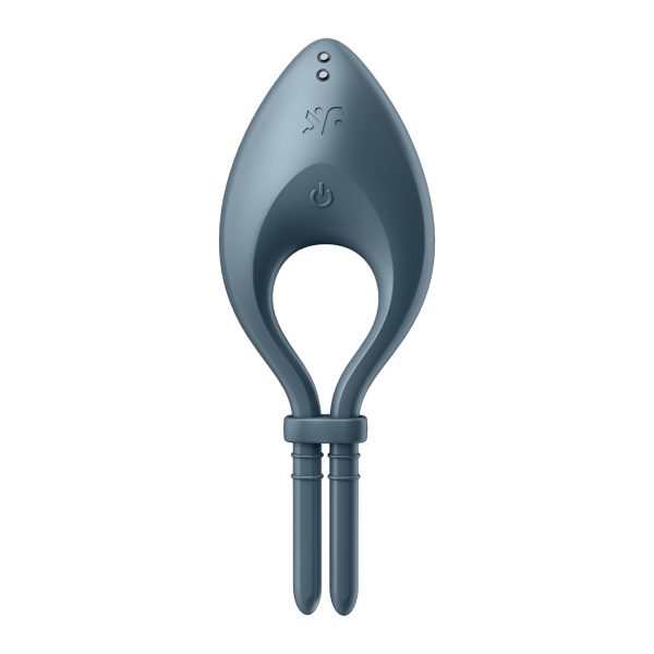 ANEL VIBRATÓRIO BULLSEYE COM APP SATISFYER AZUL ESCURO - Image 4