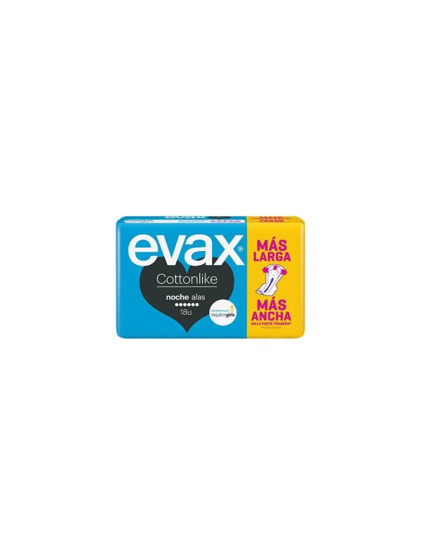 Evax Cottonlike Alas Noche 18 Ud