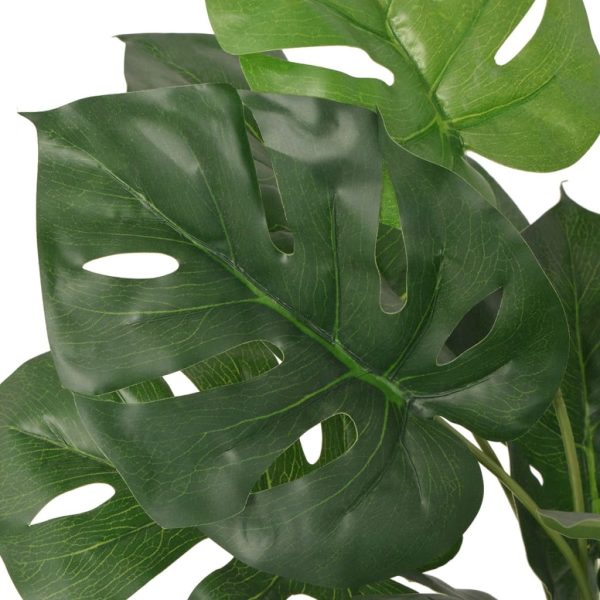 Planta costela-de-adão artificial com vaso 70 cm verde - Image 2