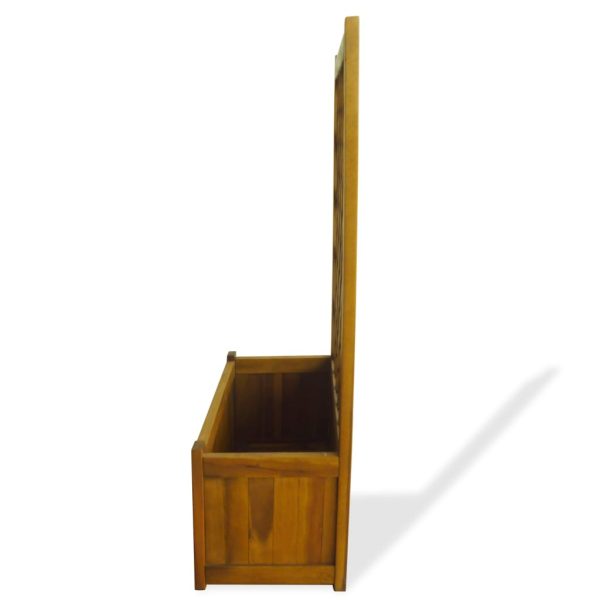 Vaso/floreira de jardim com treliça madeira de acácia maciça - Image 5