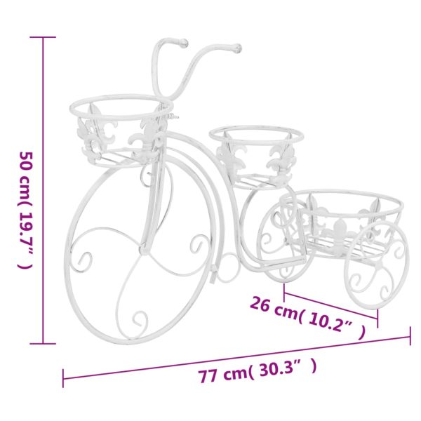 Suporte para plantas formato de bicicleta estilo vintage metal - Image 7