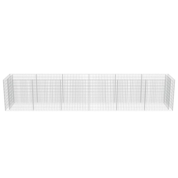 Canteiro elevado/cesto gabião 540x90x100 cm aço galvanizado - Image 5