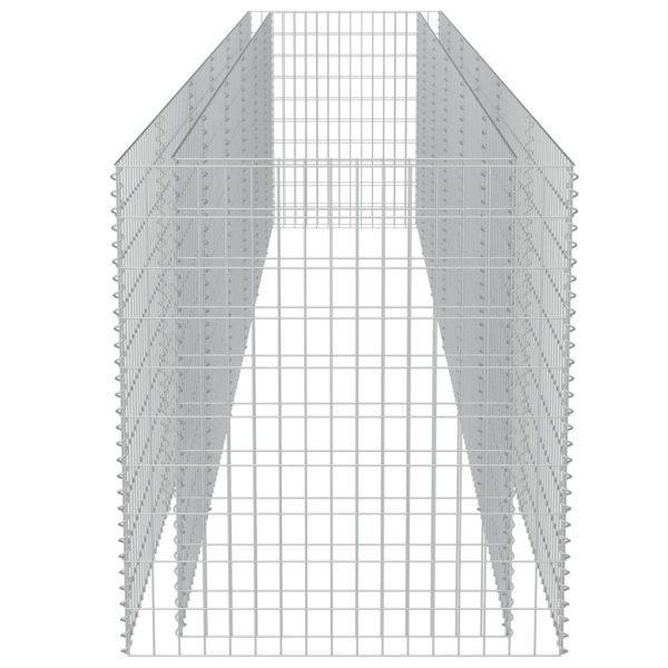 Canteiro elevado/cesto gabião 540x90x100 cm aço galvanizado - Image 6
