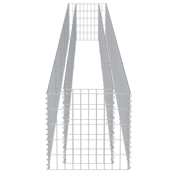 Canteiro elevado/cesto gabião 450x50x50 cm aço galvanizado - Image 6