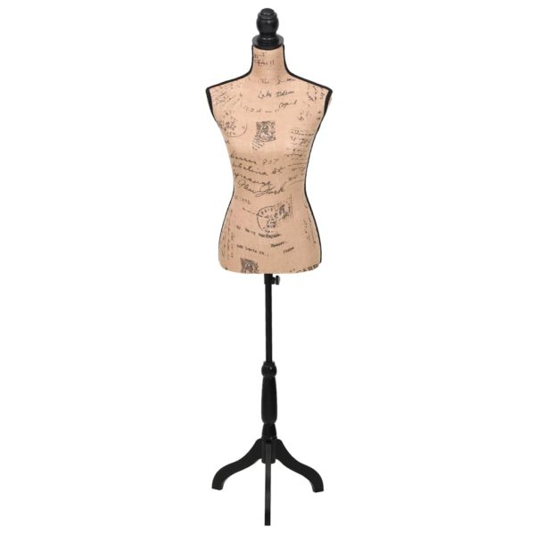 Busto manequim de senhora juta castanho e preto - Image 2