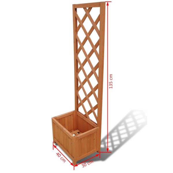 Plantador de treliça 40 x 30 x 135 cm - Image 4