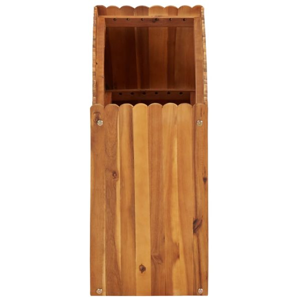 Vaso/floreira de jardim 100x30x50 cm madeira de acácia maciça - Image 3