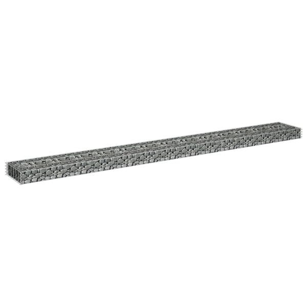 Canteiro elevado/cesto gabião 270x30x10 cm aço galvanizado - Image 4