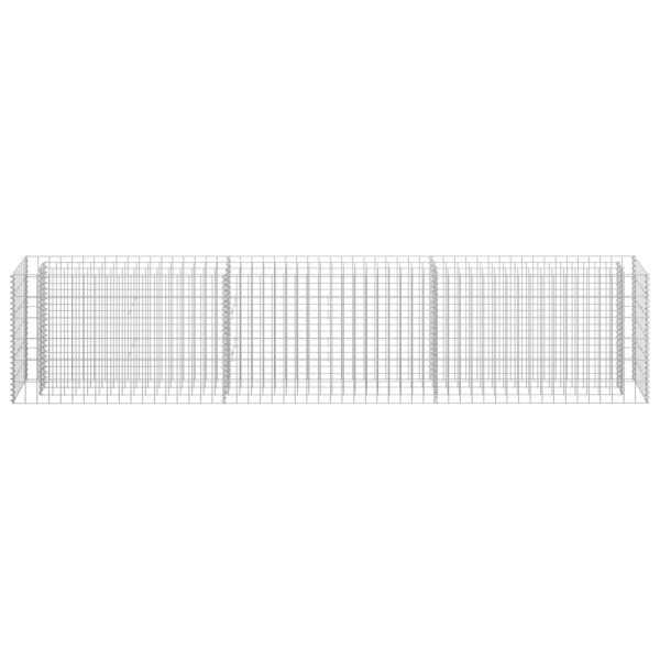 Canteiro elevado/cesto gabião 270x30x60 cm aço galvanizado - Image 4