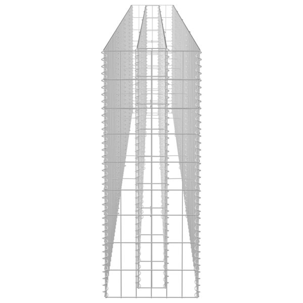 Canteiro elevado/cesto gabião 360x30x90 cm aço galvanizado - Image 5