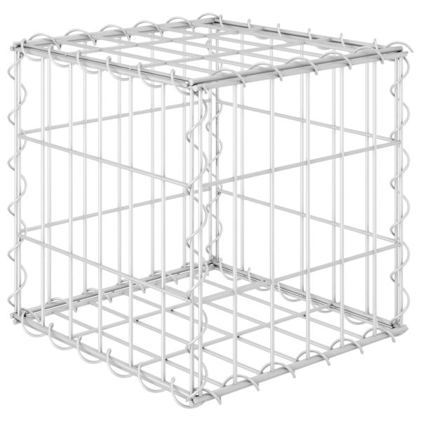 Canteiro elevado/cubo gabião 30x30x30 cm fio de aço - Image 6