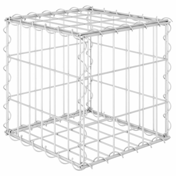 Canteiro elevado/cubo gabião 30x30x30 cm fio de aço - Image 2