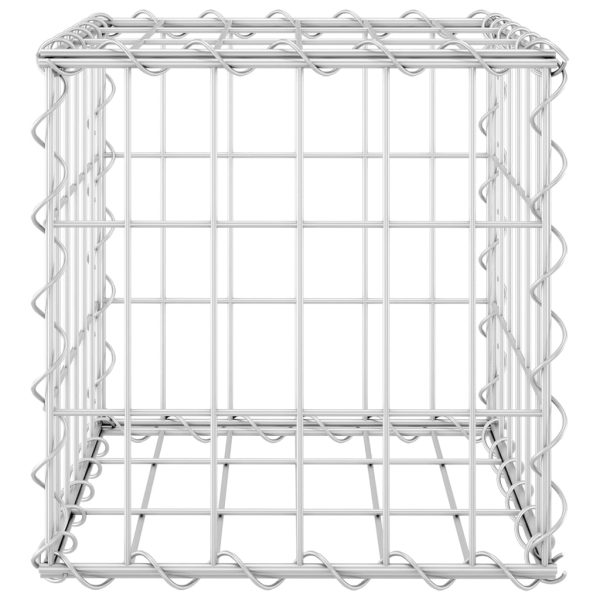 Canteiro elevado/cubo gabião 30x30x30 cm fio de aço - Image 3