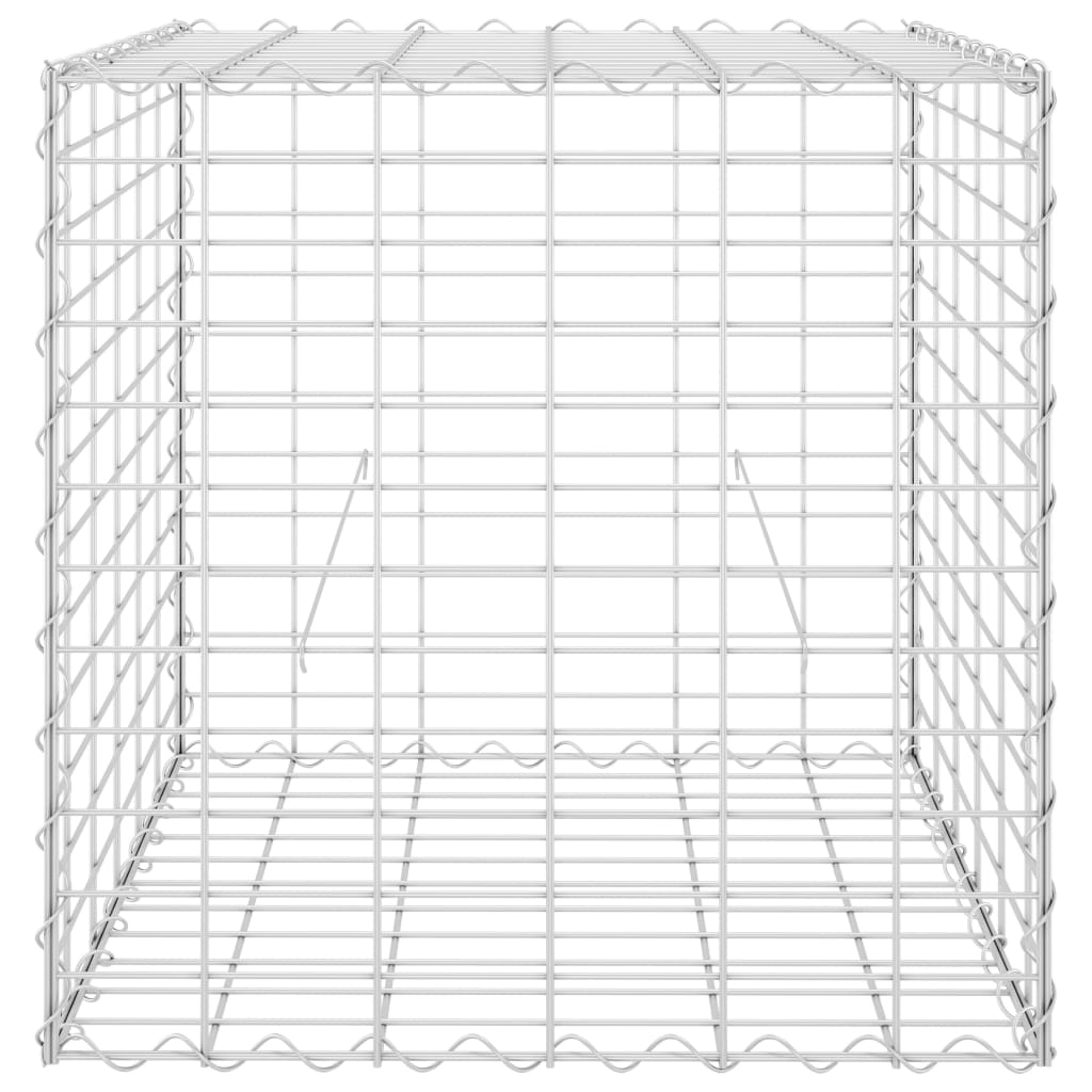 Canteiro elevado/cubo gabião 60x60x60 cm fio de aço - Image 3