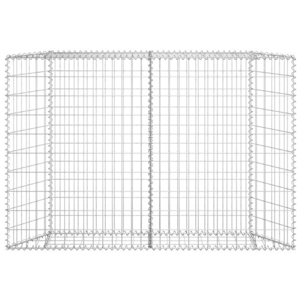 Canteiro elevado/cesto gabião trapézio 150x20x100cm aço galvan. - Image 3