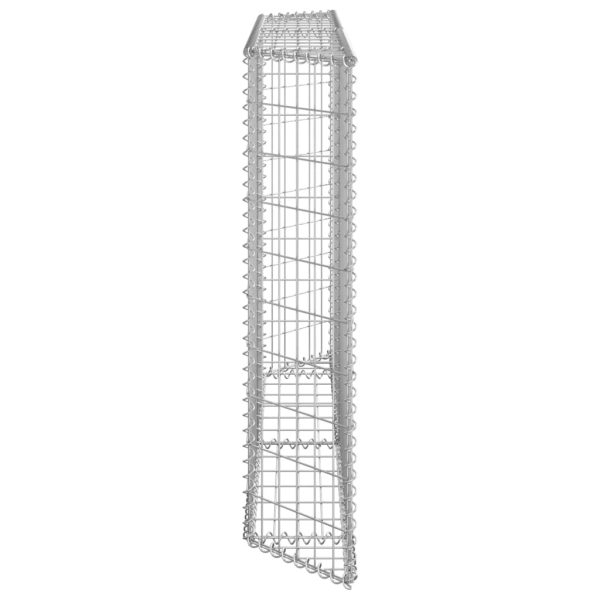 Canteiro elevado/cesto gabião trapézio 150x20x100cm aço galvan. - Image 4