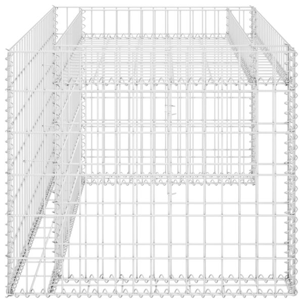 Abrigo p/ corta-relva com divisão elevada fio aço 110x80x60 cm - Image 4