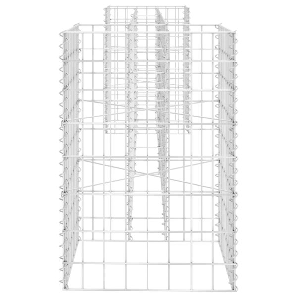 Gabião em forma de H fio de aço 260x40x60 cm - Image 4