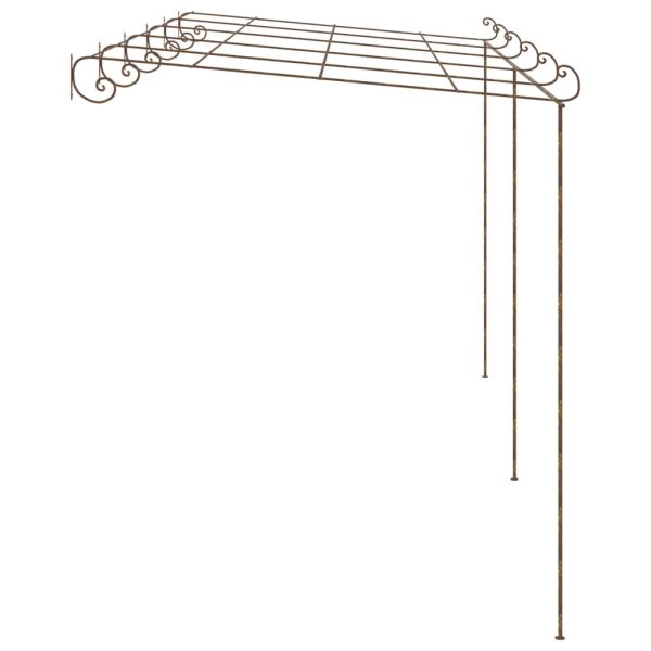Pérgola de jardim 6x3x2,5 m ferro castanho antigo - Image 3