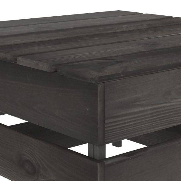 Mesas de paletes para jardim 2 pcs pinho impregnado - Image 5