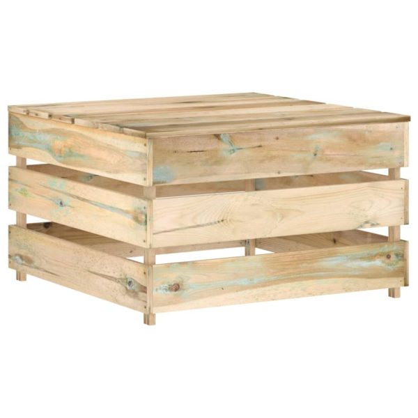 Mesas de paletes para jardim 2 pcs pinho impregnado - Image 2