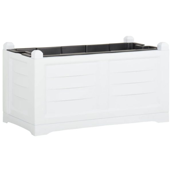 Floreira 80x42,5x42 cm PP branco