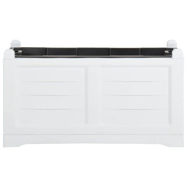 Floreira 80x42,5x42 cm PP branco - Image 2