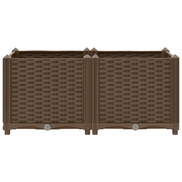 Canteiro elevado 80x40x38 cm polipropileno - Image 4