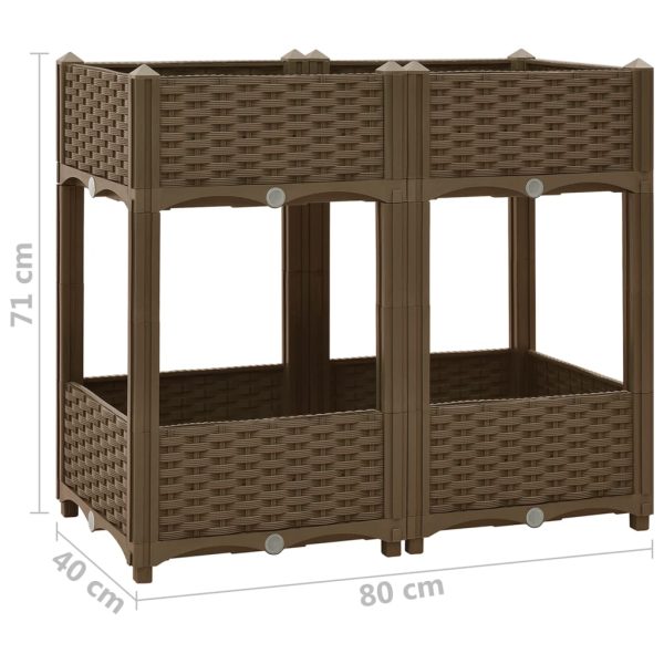 Canteiro elevado 80x40x71 cm polipropileno - Image 6